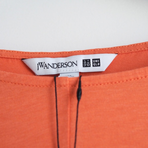 JW Anderson knotted short sleeve women’s Uniqlo drape stylish new dress - Picture 8 of 11